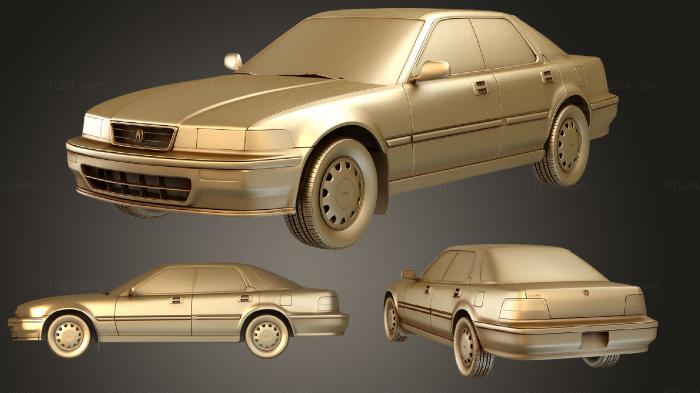 Автомобили и транспорт (Acura Vigor 1991, CARS_4107) 3D модель для ЧПУ станка
